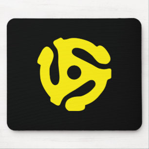 Mousepad Gráfico do espaçador do amarelo 45