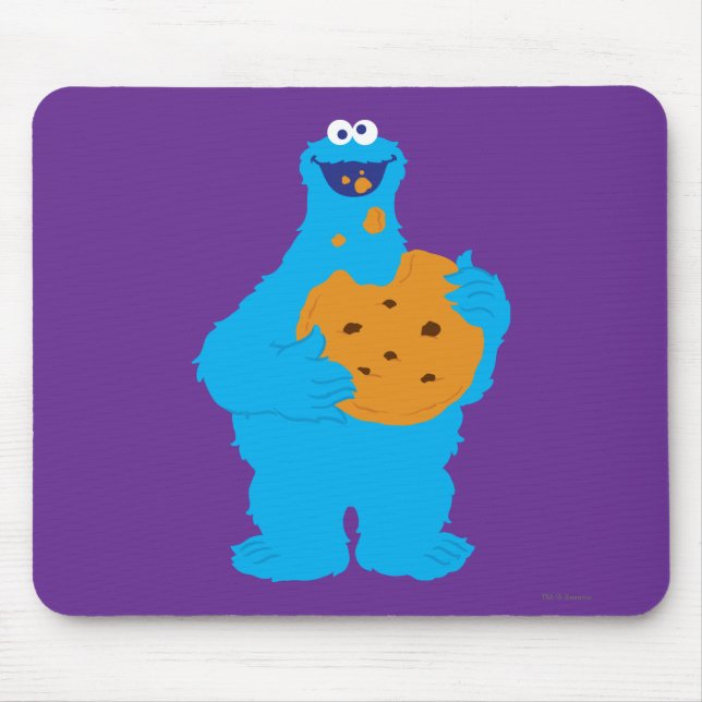 Mousepad Gráfico do Monstro Come-Cookies (Frente)