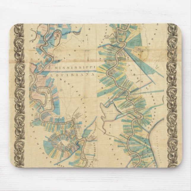 Mousepad Gráfico do Rio Lower Mississippi (Frente)