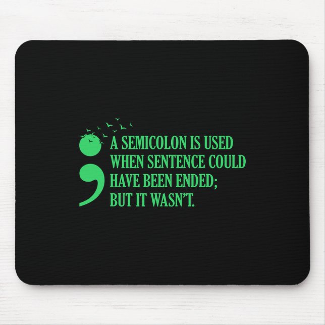Mousepad Gráfico do Suporte à Consciência da Saúde Mental (Frente)