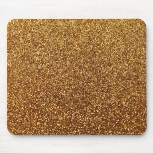 Mousepad Gráfico Dourado do brilho do falso