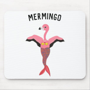 Mousepad Gráfico engraçado de Mermingo: Híbrido da