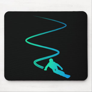 Mousepad Gráfico moderno de snowboard
