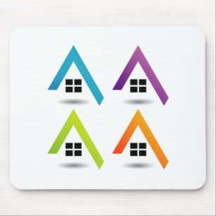 Mousepad Gráfico que mostra o mercado imobiliário crescen