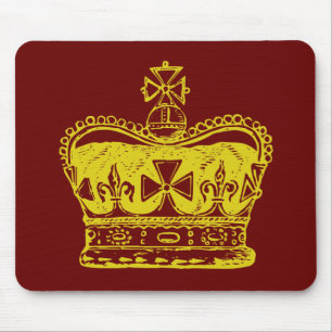 Mousepad Gráfico real da coroa