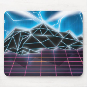 Mousepad Gráfico retro do jogo de vídeo dos anos 80