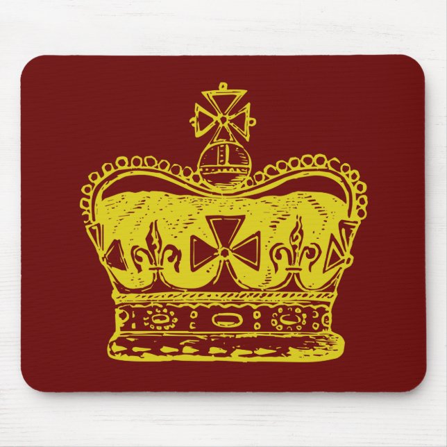 Mousepad Gráficos da Coroa Real (Frente)