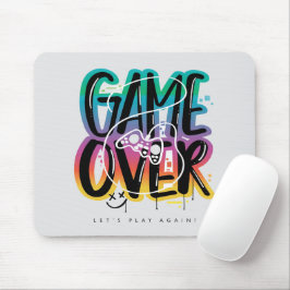 Mousepad Grafite de joystick de game over gamer