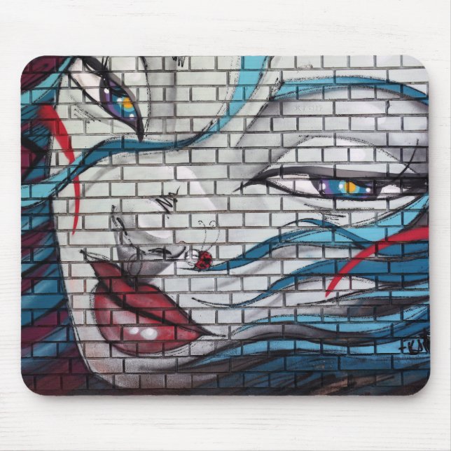 Mousepad Grafite de Menina Asiática  (Frente)