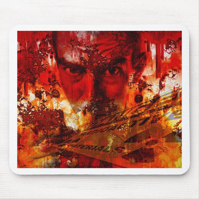 Mousepad Grafite Vermelho (Frente)