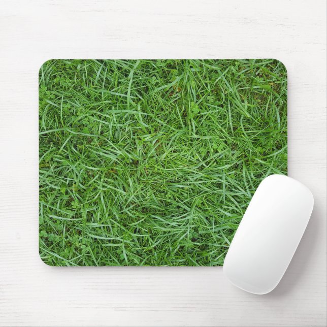 Mousepad Grama Verde Molhada (Com mouse)