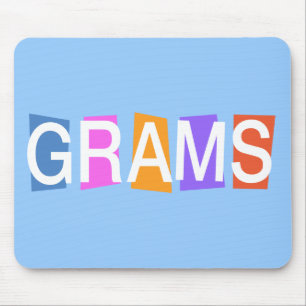 Mousepad Gramas de estilo retrô