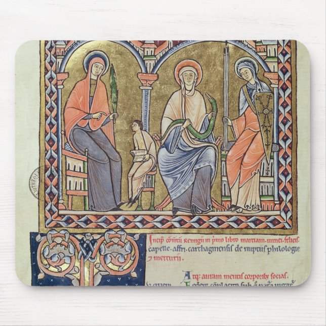 Mousepad Gramática, dialecto e retórica 'de Satyricon (Frente)