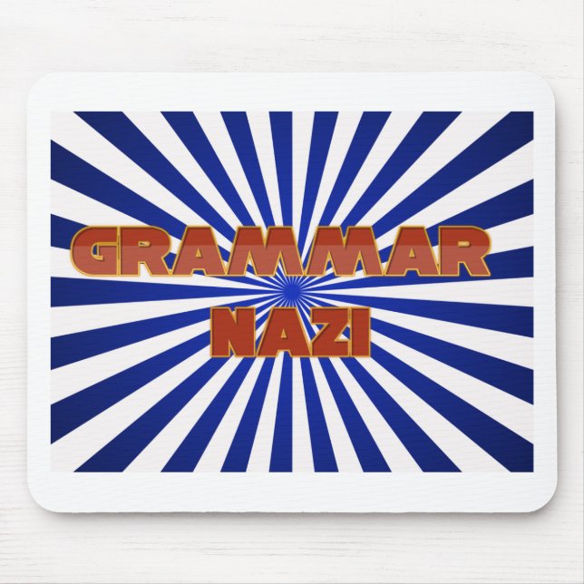 Mousepad Grammar Nazi (Frente)