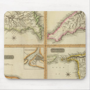 Mousepad Granada, Tobago, Trinidade, Curaçao