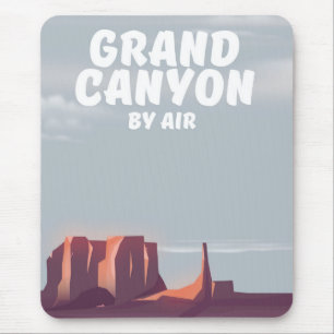 Mousepad Grand Canyon Por Air viagens vintage.