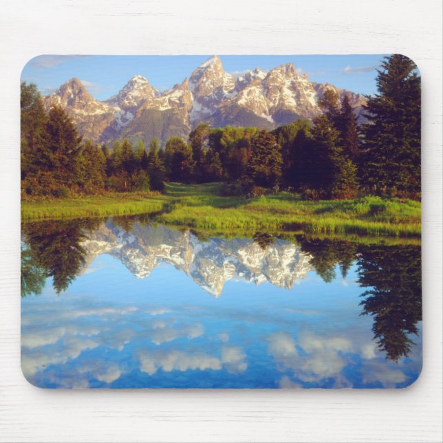 Mousepad Grand Tetons refletidos no rio Snake (Frente)