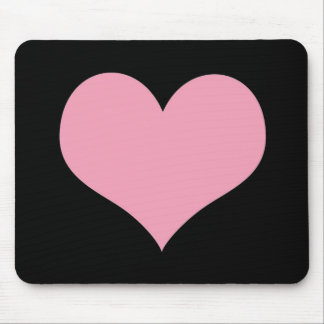 Mousepad Grande Coração de Amor Rosa