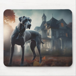 Mousepad Grande Dane do Halloween Assustador