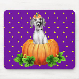 Mousepad Grande Dane Halloween Black UC Dane-O-Lantern
