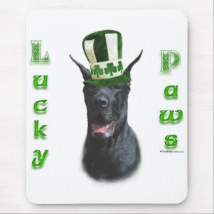 Mousepad Grande Dane Lucky Paws; Ruas. Dia de Patty Grande 