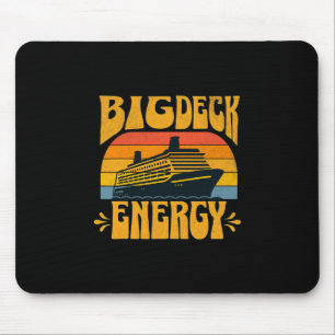 Mousepad Grande Energia de Convés Divertido Cruzeiro Viagem