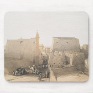 Mousepad Grande entrada para o Templo Luxor, Egito