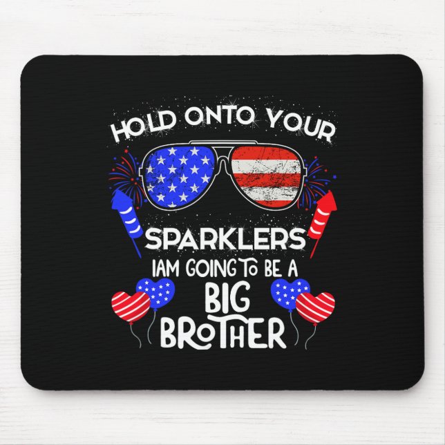 Mousepad Grande Irmão 4 De Julho Anúncio De Gravidez (Frente)