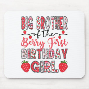 Mousepad Grande Irmão Da Palha Da Garota De Aniversário De