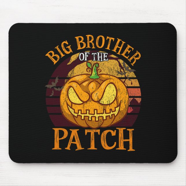 Mousepad Grande Irmão Do Grupo Familiar Patch Halloween (Frente)