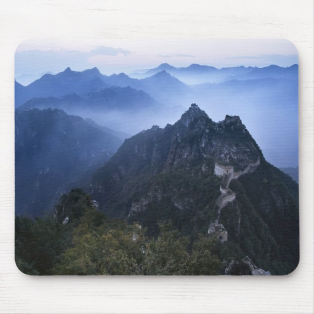 Mousepad Grande Muralha na névoa da manhã cedo, China (Frente)