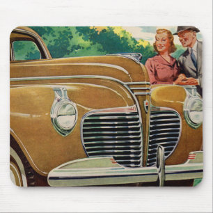 Mousepad Grande ouro de Plymouth de 1941 para a mãe e o Pai