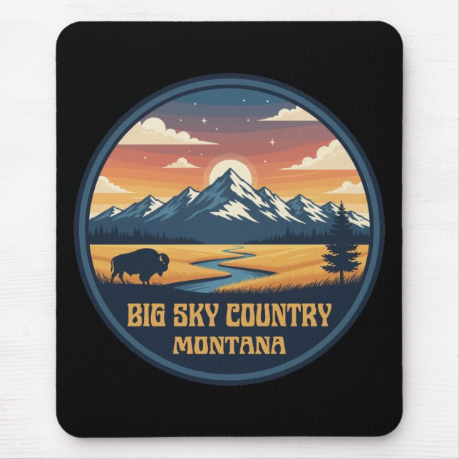 Mousepad Grande País do Céu Montana (Frente)