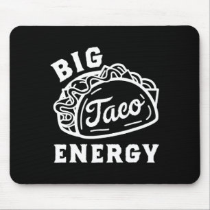 Mousepad Grande Taco Energy Taco Camisas Para Homens Engraç