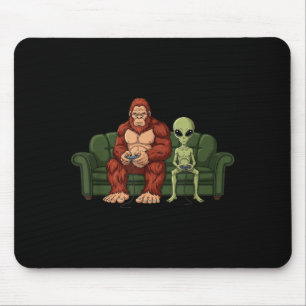 Mousepad Grandes Jogos de Vídeo Alienígenas Pé Grande Sasqu