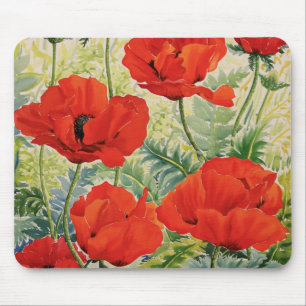 Mousepad Grandes papoilas vermelhas