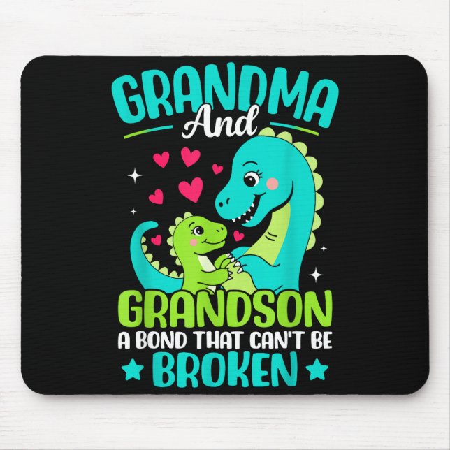 Mousepad Grandma And Grandson A Bond That Can't Be Broken D (Frente)