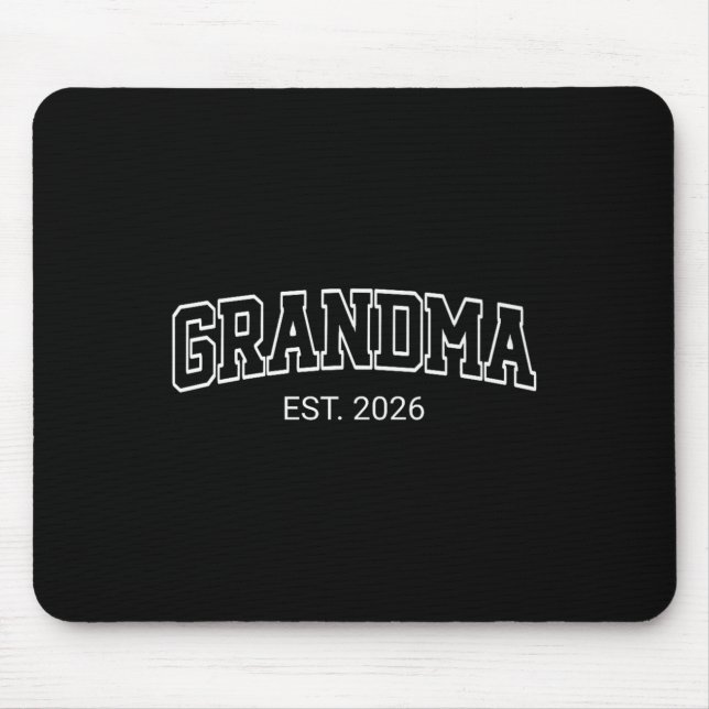 Mousepad Grandma Est. 2026 1st Time Grandmom To Be Baby Ann (Frente)