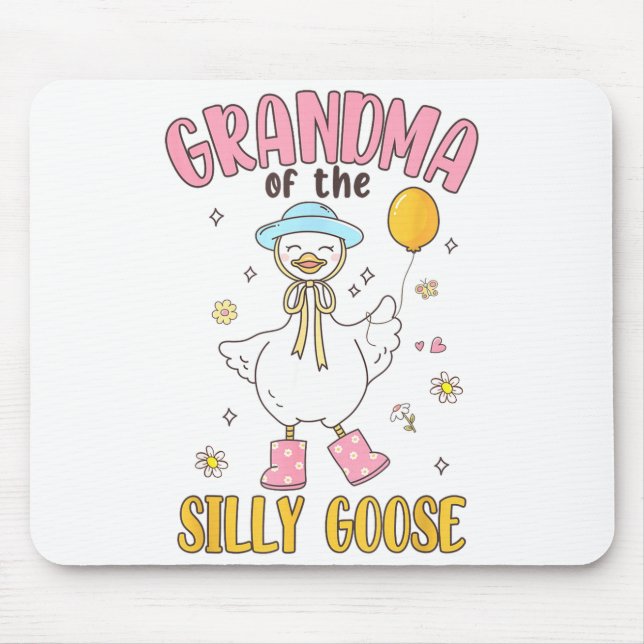 Mousepad Grandma Of The Silly Goose First Birthday Family M (Frente)