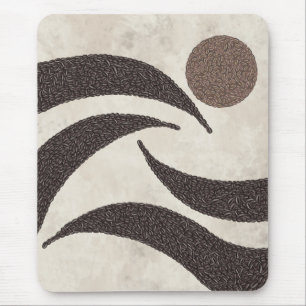 Mousepad Grãos de Café-Bean Bliss Nascer do Sol