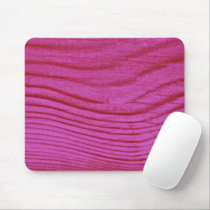 Mousepad Grãos de Madeira Rosa Quente