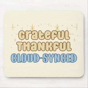 Mousepad Grata e Agradável Nuvem Sincronizada - Tecnologia 