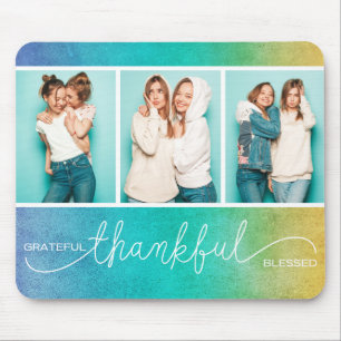 Mousepad Grata Graças Abençoada Foto Moderna Três
