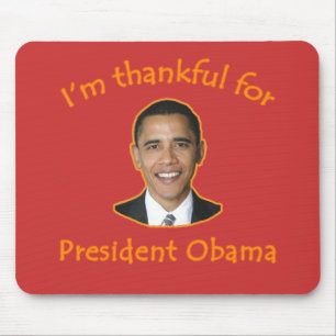 Mousepad Grato para o presidente Obama T-shirt, canecas