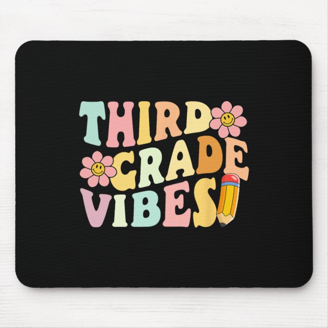 Mousepad Grau Vibes 3º Ano Da rua Do Professor Ki (Frente)