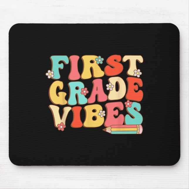 Mousepad Grau Vibes Groovy - 1 rua De Volta À Escola (Frente)