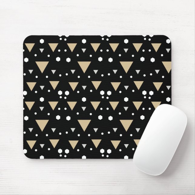 Mousepad Gravata Midnight Geometry Luxe (Com mouse)