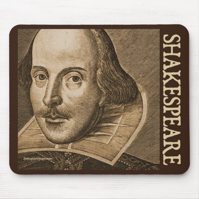Mousepad Gravuras de Shakespeare Droeshout (Frente)