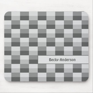 Mousepad Gray Shades Color Blocks