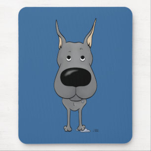 Mousepad Great dane - nariz e bumbum grandes